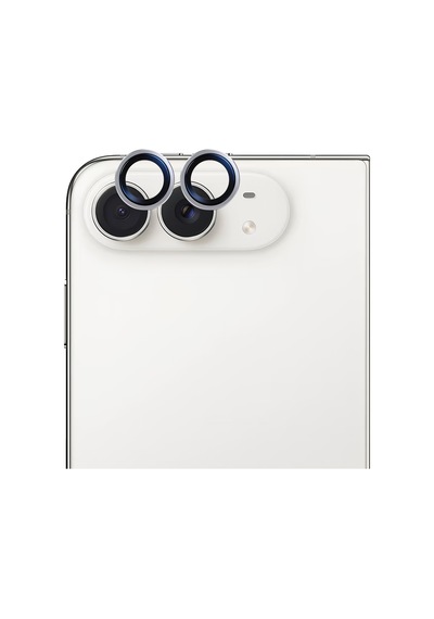 İphone Duo Uyumlu Mohseven Sapphire One By One Alüminyum Safir Kamera Lens Koruyucu Gümüş
