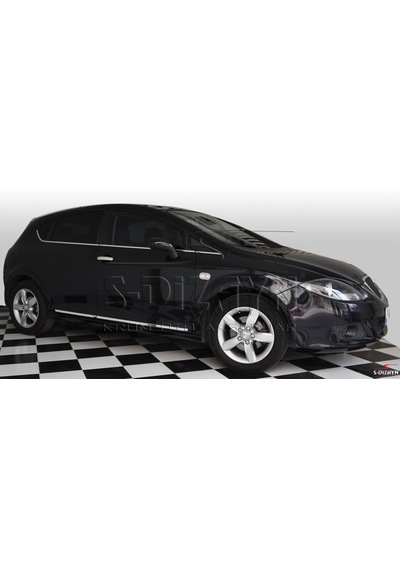 S-Dizayn  Seat Leon Kapı Koruma Çıtası Krom 2006-2012