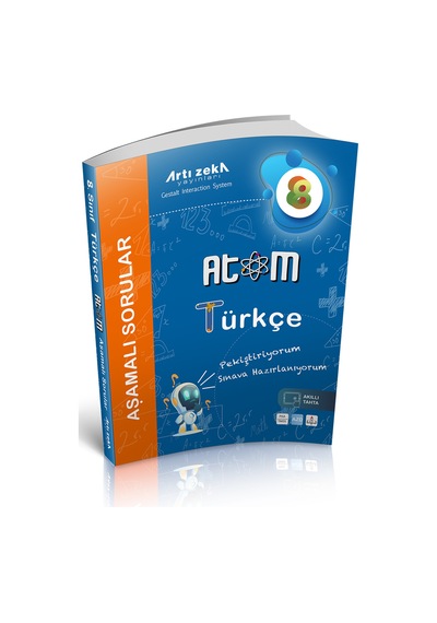 Artı Zeka 8. Sınıf Atom Türkçe Aşamalı Sorular