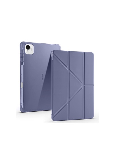 Honor Pad X9 Pro Kılıf Zore Tri Folding Kalem Bölmeli Standlı Kılıf Klasik