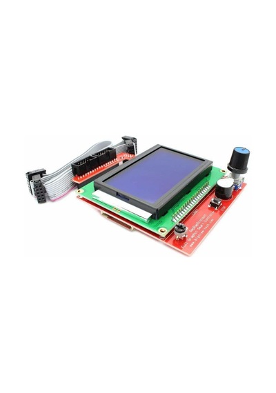 RepRap Ramps 1.4 Uyumlu 128x64 Grafik GLCD Ekran Kiti - Full Graphic Smart