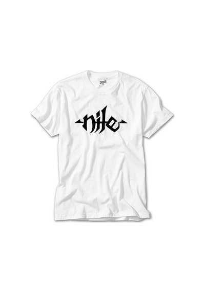 Nile Logo Beyaz Tişört