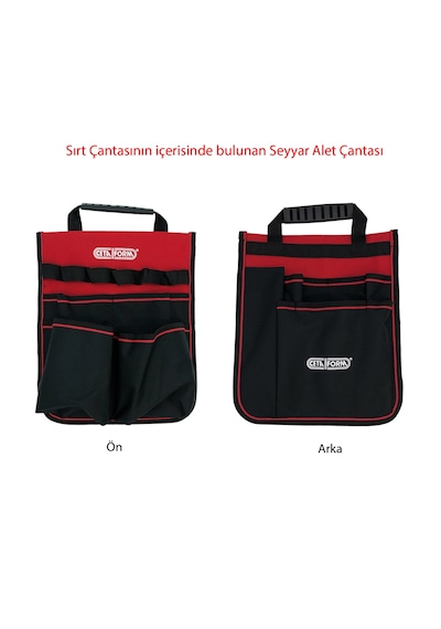 Ceta Form Teknisyen Sırt Çantası 355X460X225 A26-Bp01