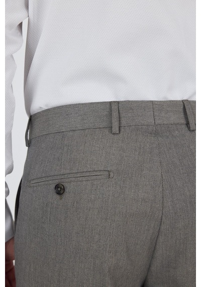 İmza Bej Esnek Yandan Cepli Comfort Fit Classic Pantolon 1003250154 Bej