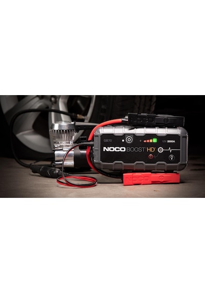 Noco Boost HD GB70 12V 2000 Amper Lityum Akü Takviye + Powerbank + Led Lamba