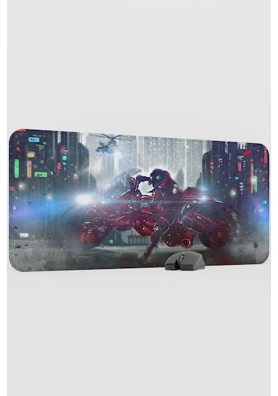 Akira Anime V4 - 90x40 Xxl Gaming Kauçuk Kaymaz Taban Mouse Pad Fare Altlığı