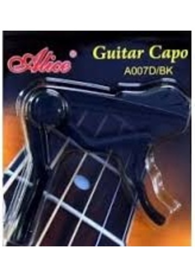 Alice A007D/Bk- A Akustik -Klasik Gitar Kapo