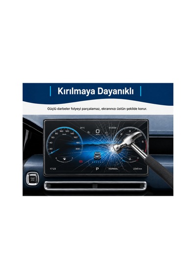 Mobilite Foton Tunland V9 Uyumlu 2023 2024 2025 2026 Model 12.3 İnç Gösterge Panel 9h Nano Ekran Koruyucu