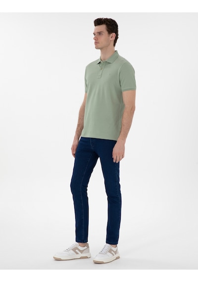 Pierre Cardin Erkek Çağla Tişört Basic 50302561-vr016 Çağla