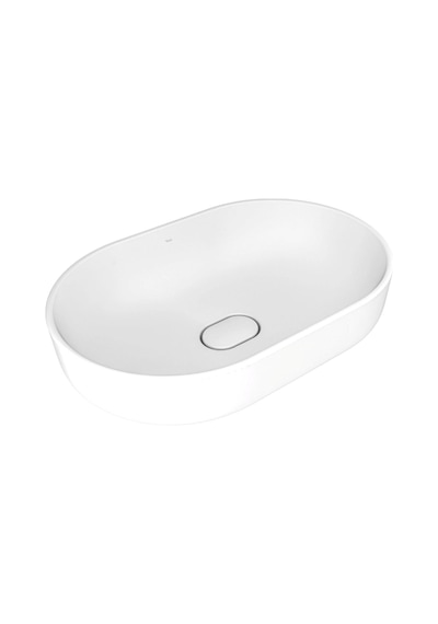 Kale Zero 2.0 60x40 Cm Mat Beyaz Oval Çanak Lavabo