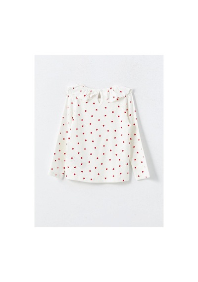 LC Waikiki Lcw Kids Ekru Bisiklet Yaka Baskılı Kız Çocuk Bluz Ve Tayt Pantolon 2'li Ecru Prınted LC Waikiki Lcw Kids Ekru Bisiklet Yaka Baskılı Kız Çocuk Bluz Ve Tayt Pantolon 2'li Ecru Prınted