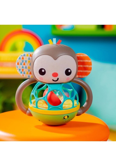 Bright Starts Grab & Giggle Monkey Light-up Müzikal Çıngırak Oyuncağı