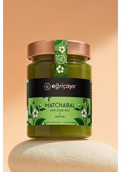 Matchabal Ham Çiçek Balı + Matcha 420g