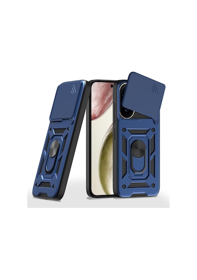 Adige Vivo V60 Lite Kılıf Pars Standlı Yüzüklü Drabe Korumalı Lacivert