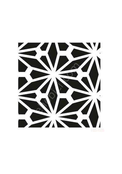 Hd129 Cadence Home Dekor Stencil 45X45