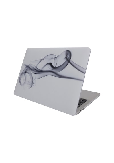 Apple Uyumlu MacBook Air 13 Kılıf Renkli Boya Desenli İnce Sert Kapak Darbe Çizilme Koruma A1369 A1466 Gri
