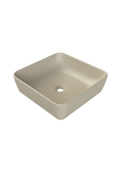 Mat Kapuçino Renk, 46x46 Cm Seramik Lavabo 508 Yeşil