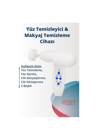 Portable Electronic Yüz Temizleme Seti Adaptörlü Frimatör Brush Fırça