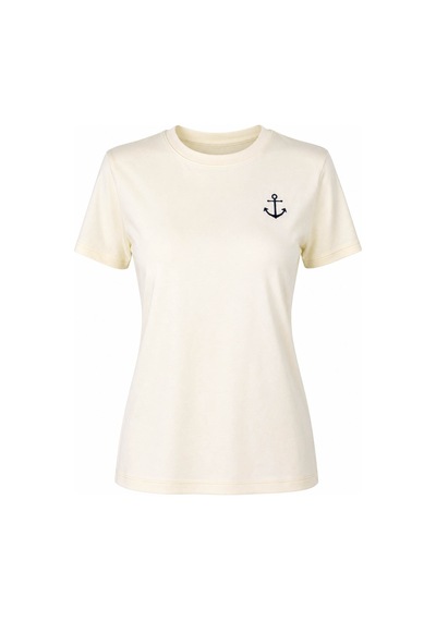 Trender Çapka Baskı Sarı Kadın T-shirt 6720