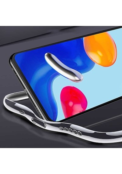 Zore Redmi Note 11s Global Kılıf Ogaa Süper Silikon Kapak - Renksiz