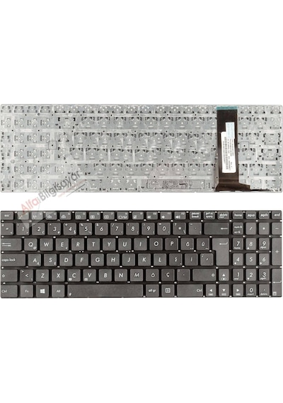 Asus Uyumlu N750JK-T4109H, N76VZ-DS71, N56VS-4400D Klavye Tuş Takımı Siyah