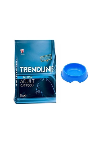 Trendline Somunlu Yetişkin Kedi Maması 1 KG + Küçük Mama Kabı