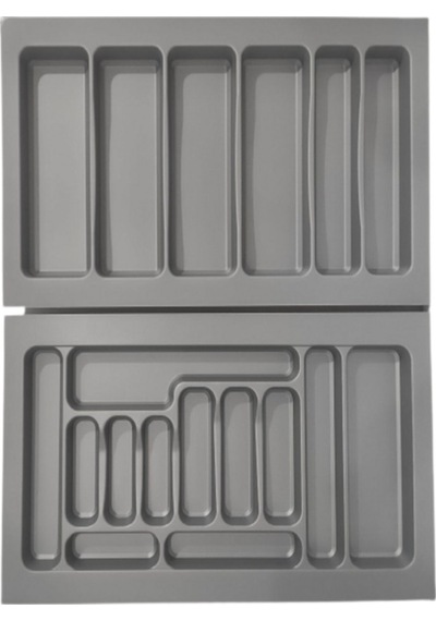  85/49 Cm 2'li Takım Cekmece Içi Kasıklık Ve Kepçelik Grı 78/40 Cm Kadar Kesılebılır 