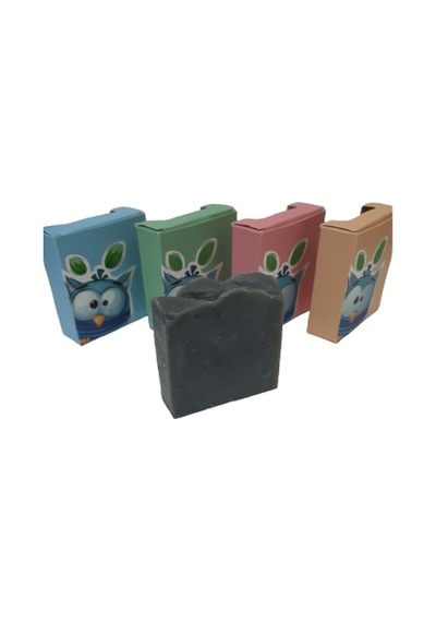 Confused Owl Organik El Yapımı Katı Aktif Karbon Kömür Sabunu 1 Adet