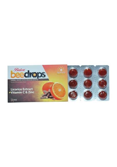 Portakal Aromalı Bitkisel Drops 24adet