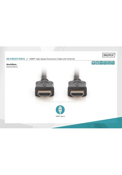 Ak-330107-030-s 3 Metre Hdmı Kablo Altın