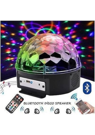 Club Party Kutlama Renkli Led Disco Topu Dj Sahne Lazer Işık