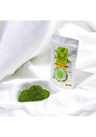 En Yeşil Çay Karadeniz Matcha Çayı 4 x 50 G + Elektronik Mikser + Pil 2'li