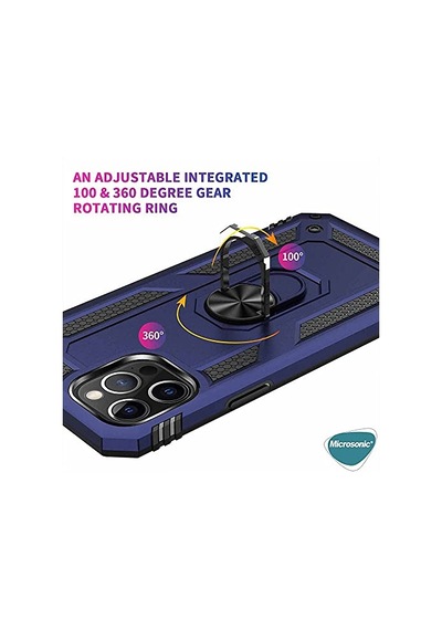 15 Pro Için Ring Holder Kırmızı 15 Pro İle Uyumlu Kılıf - Kırmızı Diğer