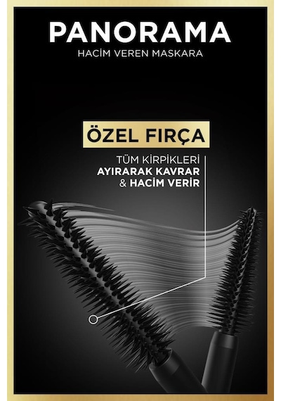 Panorama Hacim Veren Maskara Siyah & Infaillible Meta Light Jel Göz Kalemi - Polar White Beyaz pkt2panoramaskaraset-10637 Diğer