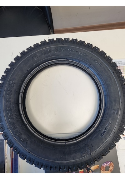 Set 400-12 Tubetype Motorsiklet/sepet Lastiği Ve İç Lastik Power Lugset