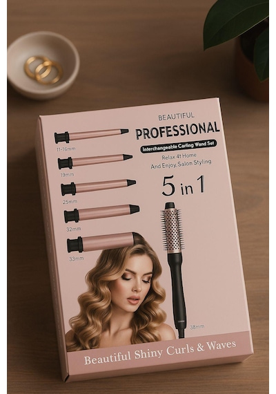Beautiful Professional 5 in 1 Hava Üfelemeli Şaç Maşası