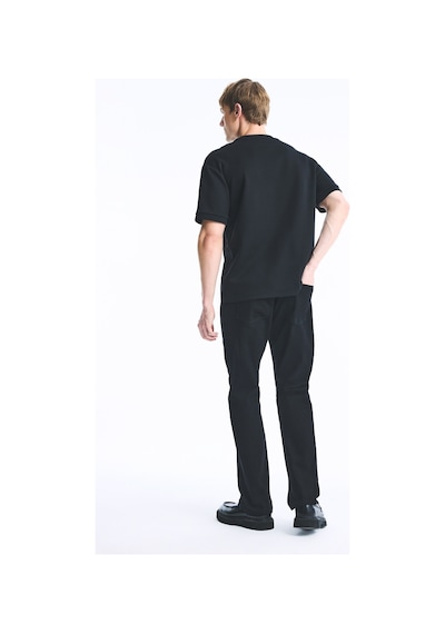 Defacto Sergio Regular Fıt Normal Bel Boru Paça Jean Pantolon E6111ax26aunm40 Siyah-nm40