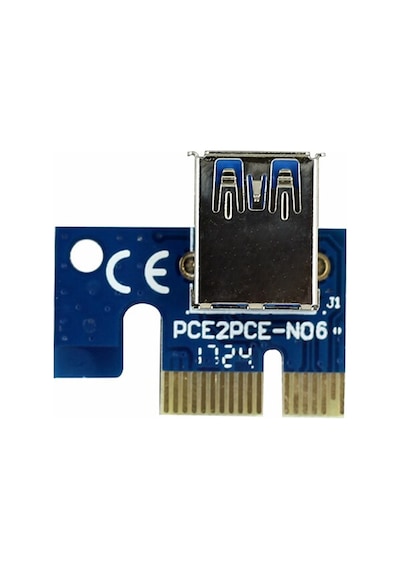 Mini Pcı-E Usb Molex Yükseltici Kart Bitcoin-Mining-Crypto