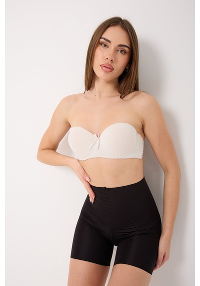 Unika Boutique Etkili Toparlayıcı Lazer Kesim Iz Yapmayan Hayalet Paçalı Korse Siyah