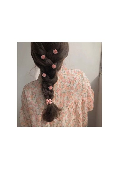 So-much Küçük Pens Çiçekli 6'lı Toka Seti-8 Pembe - 310879182 Pembe - 310879182 Pembe
