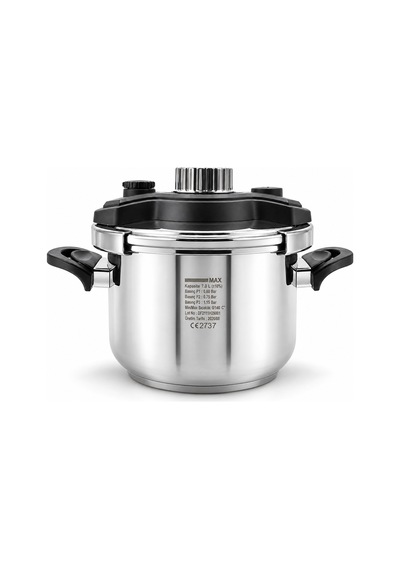 Silver Çelik Matik 4 Parça Düdüklü Tencere Seti Gri