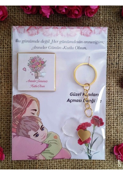 Farklı Market Anneler Günü Çikolata Anahtarlık 5 Adet
