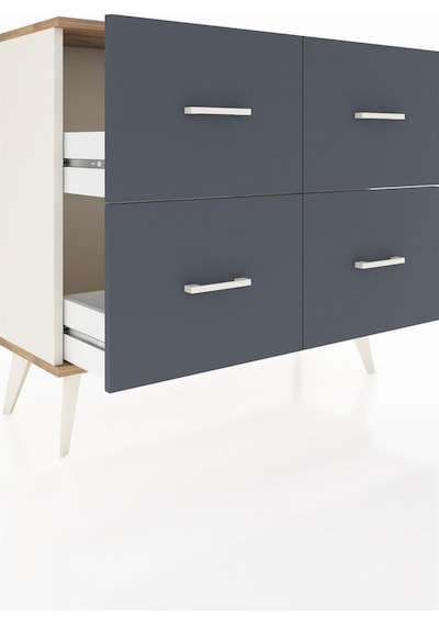 Arges Şifonyer 4 Çekmeceli 88x30x80 Aytaşı-çam/antrasit Çam/antrasit Arges Şifonyer 4 Çekmeceli 88x30x80 Aytaşı-çam/antrasit Çam/antrasit