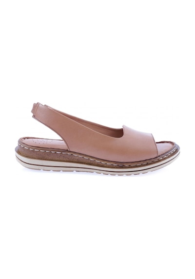 Dgn 016 Kadin Lastik Detayli Sandalet 016-2132-R1755 Taba