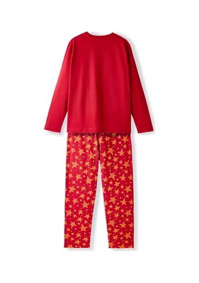 Gsstore Galatasaray Çocuk Yeni Yıl Pijama Takım C252298 Sarı - Kırmızı