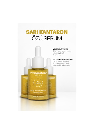 Uraw Cilt Tonu Eşitleyici ve Onarıcı Sarı Kantaron Serumu 30 ML
