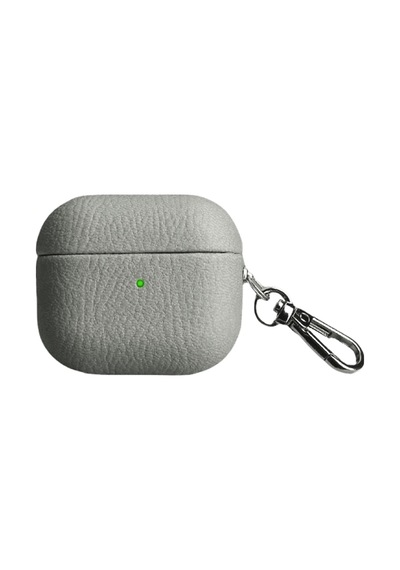Piili Apple Uyumlu AirPods Pro 2 Deri Kılıf - Gri