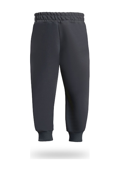 Heyadventure Erkek / Kız Çocuk Jogger Eşofman Altı Cepsiz Paçası Kaşkorseli Füme Füme