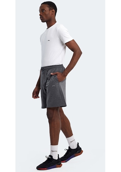 Slazenger KALLIE Erkek Cepli Koyu Gri Şort