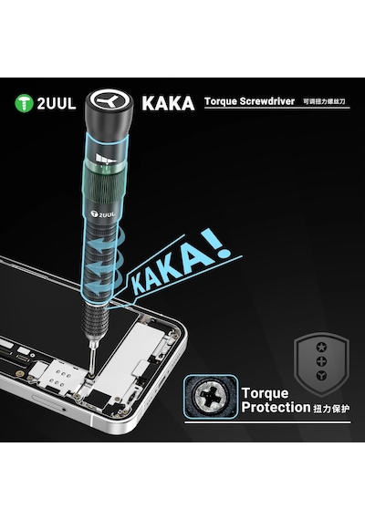 2uul Sd20 Kaka Ayarlanabilir Torklu Manyetik Tornavida Seti 3'lü 0.6 0.8 1.5 2.5